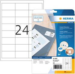 Etiket Herma 4820 66x33.8mm wit 600stuks