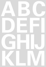 Etiket HERMA 4169 25mm letters A-Z wit-2