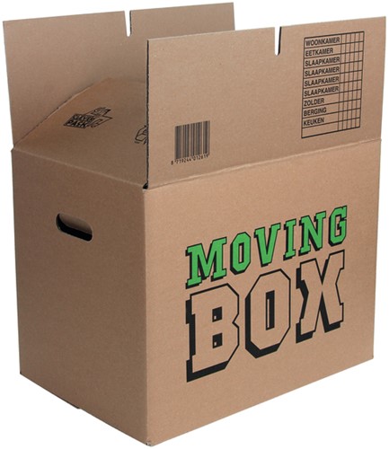 Verhuisdoos CleverPack bedrukt 480x320x360mm 5stuks