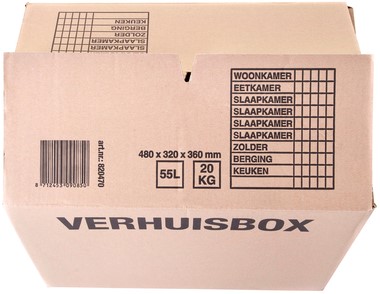 Verhuisdoos Budget 480x320x360mm bruin-3
