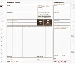 Vrachtbrief Budget BVA 1562 240x200mm 4voud 100stuks