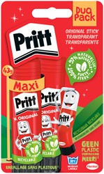 Lijmstift Pritt 43gr 2e halve prijs blister à 2 stuks