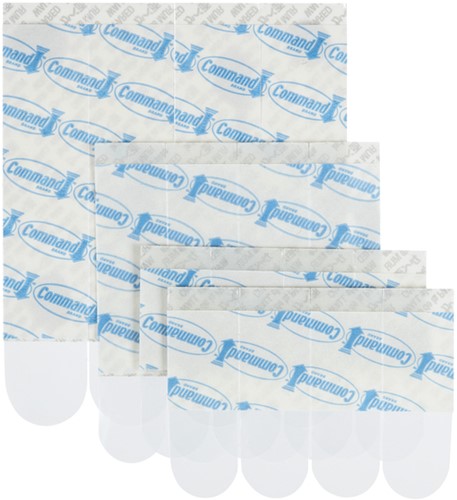 Bevestigingsstrip Command 3M 17200CLR 16 bevestigingsstrips-2