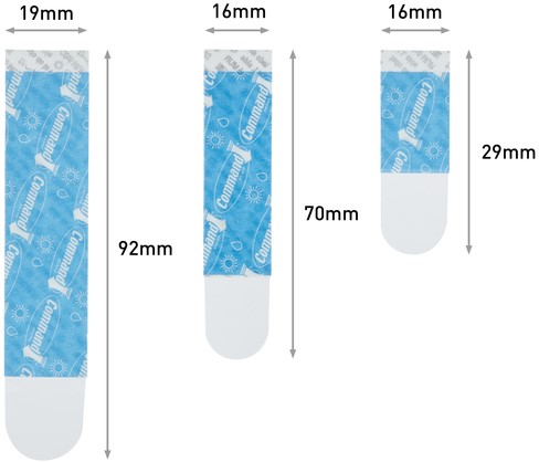 Bevestigingsstrip Command 3M 17200CLR 16 bevestigingsstrips-3