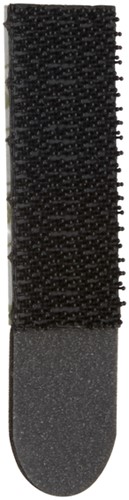 Bevestigingsstrip Command 3M 17201BK klikstrip donker 5,4kg