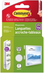 Bevestigingsstrip Command 3M 17201C klikstrips licht 5,4kg
