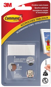 Bevestigingsstrip Command 3M 17202C klikstrip licht 1,8kg-2