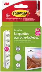 Bevestigingsstrip Command 3M 17206C klikstrip licht 7,2kg