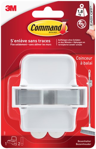 Bevestigingsstrip Command 3M 17007C bezemhouder
