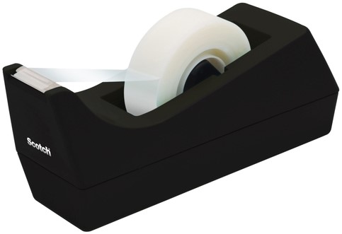 Plakbandhouder Scotch C38 zwart