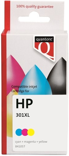 Inktcartridge Quantore HP CH564EE 301XL kleur