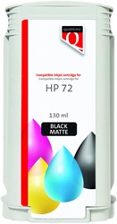 Inkcartridge Quantore HP 72 C9403A mat zwart