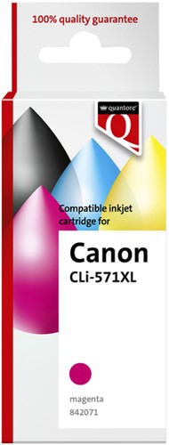 Inktcartridge Quantore Canon CLI-571XL rood