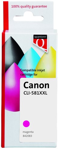 Inktcartridge Quantore Canon CLI-581XXL rood