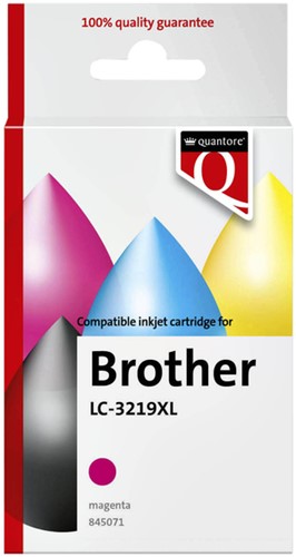 Inktcartridge Quantore Brother LC-3219XL rood
