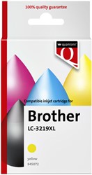 Inktcartridge Quantore Brother LC-3219XL geel