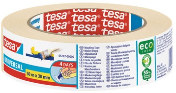 Afplaktape tesa®  Economy 50mmx50m geel-3
