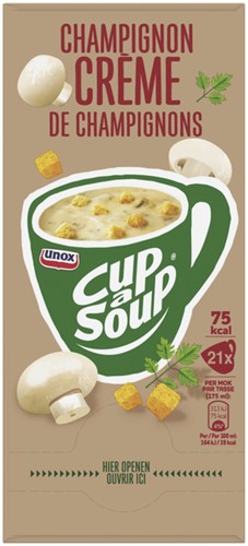 Cup-a-soup champignon cremesoep 21 zakjes-2