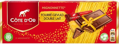 Chocolade Cote d'Or 10gr mignonnette melk 24 stuks