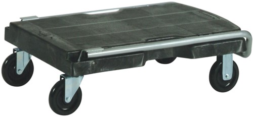 Transportkar Rubbermaid inklapbaar 82.6x52cm zwart tot 181,4kg-3