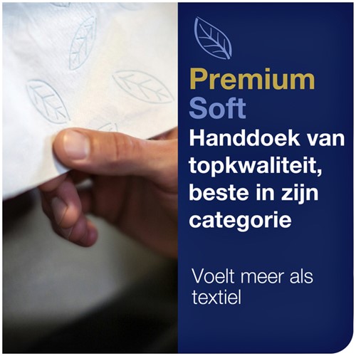 Handdoek Tork H2 100288 Premium 2laags 21x34cm 21x110st-2