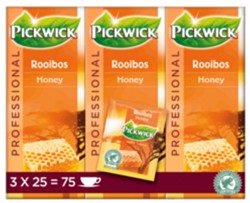Thee Pickwick rooibos honing 25 zakjes van 1.5gr
