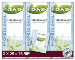 Thee Pickwick sterrenmunt 25 zakjes van 2gr