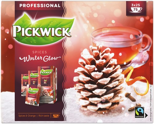 Thee Pickwick wintergloed 25 zakjes van 2gr