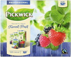 Thee Pickwick Fair Trade bosvruchten 25 zakjes van 1.5gr