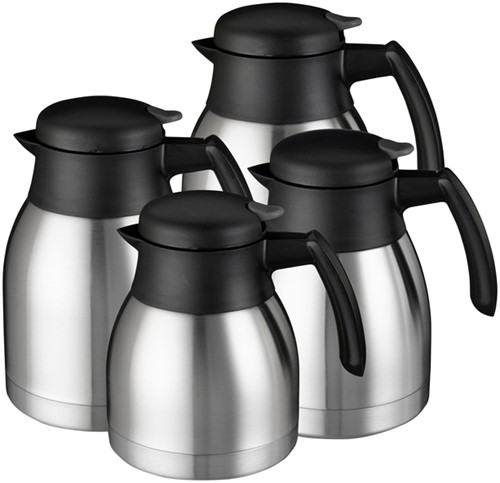 Thermoskan Bravilor dubbelwandig 2 liter RVS-zwart-2
