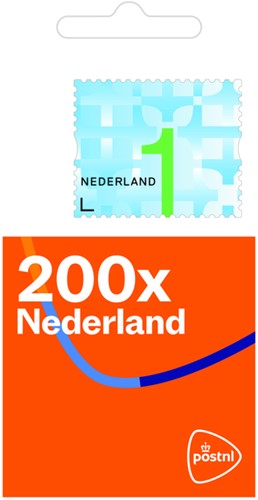 Postzegel NL waarde 1 zelfklevend 200 stuks
