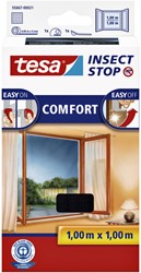Insectenhor Tesa 55667 voor raam 1x1m zwart