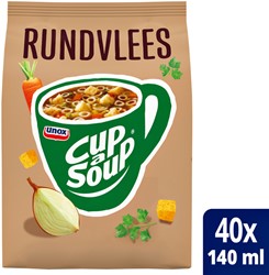 Cup-a-soup machinezak rundvlees met 40 porties