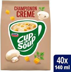 Cup-a-soup machinezak champignon creme met 40 porties