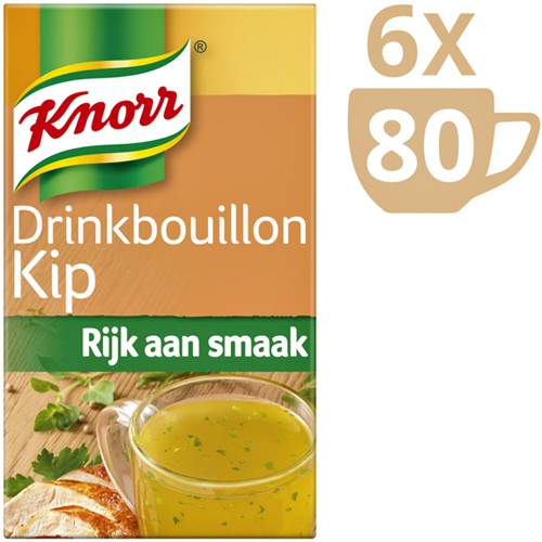 Knorr drinkbouillon kip met tuinkruiden 80 zakjes-2