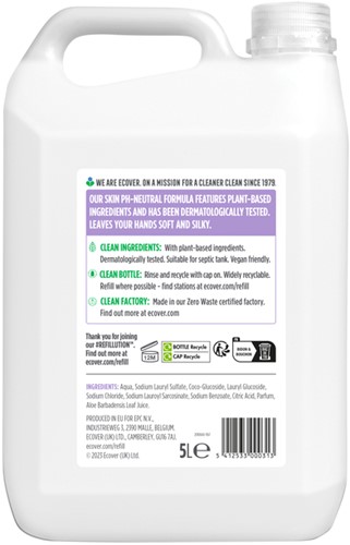 Handzeep Ecover navulflacon 5l-2