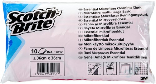 Microvezeldoek 3M Scotch Brite Essential groen-3