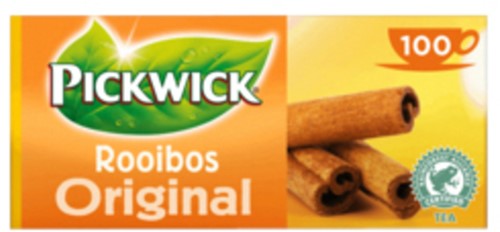 Thee Pickwick rooibos 100 zakjes van 1.5gram met envelop