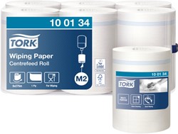 Poetsrol Tork M2 100134 1laags 24,5cmx275m wit 6rollen