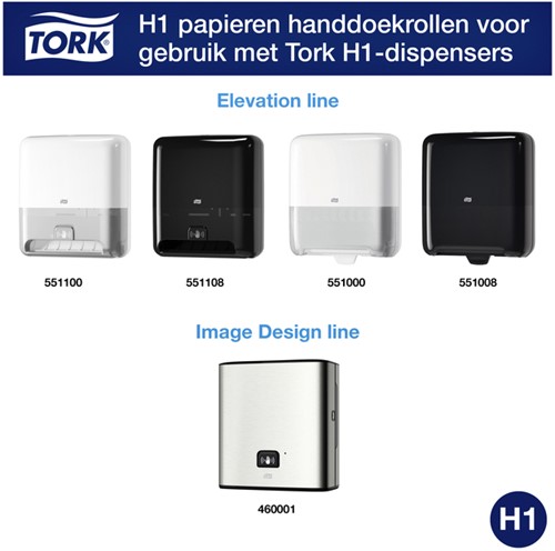 Handdoekrol Tork H1 290067 Advanced 2laags 6rollen-3