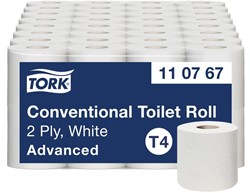 Toiletpapier Tork T4 Advanced 2-laags 250 vel wit 110767