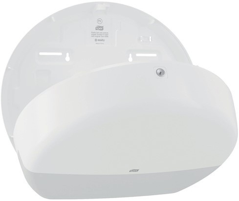 Dispenser Tork T1 554000 jumbo toiletpapierdispenser wit-2
