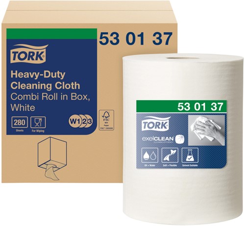 Reinigingsdoek Tork W1 530137 nonwoven 280vel