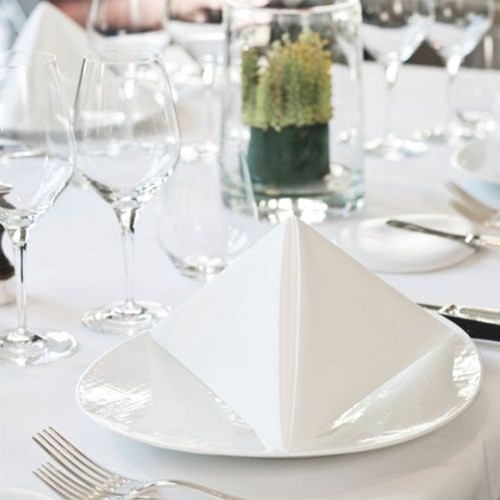 Servetten Tork 478145 LinStyle 1laags 39x39cm wit 50st.-3