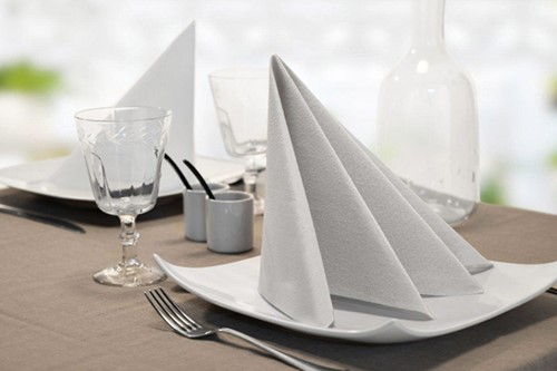 Servetten Tork 477149 2laags 33x33cm wit 200st.-3