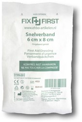Snelverband gerold 6x8cm 10stuks