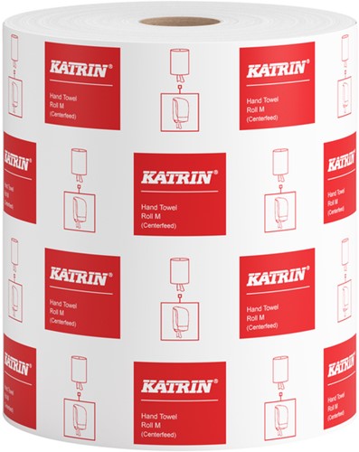 Handdoekrol Katrin Centerfeed M 485049 1laags 20,5cmx300m