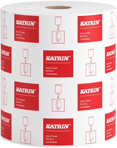 Handdoekrol Katrin Centerfeed M2 481911 2laags 20,5cmx150m