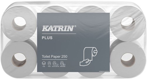 Toiletpapier Katrin 11711 Plus 250 3laags 72rollen