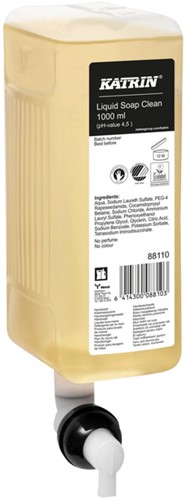 Handzeep Katrin 88110 1000ml neutraalzeep 6 flessen